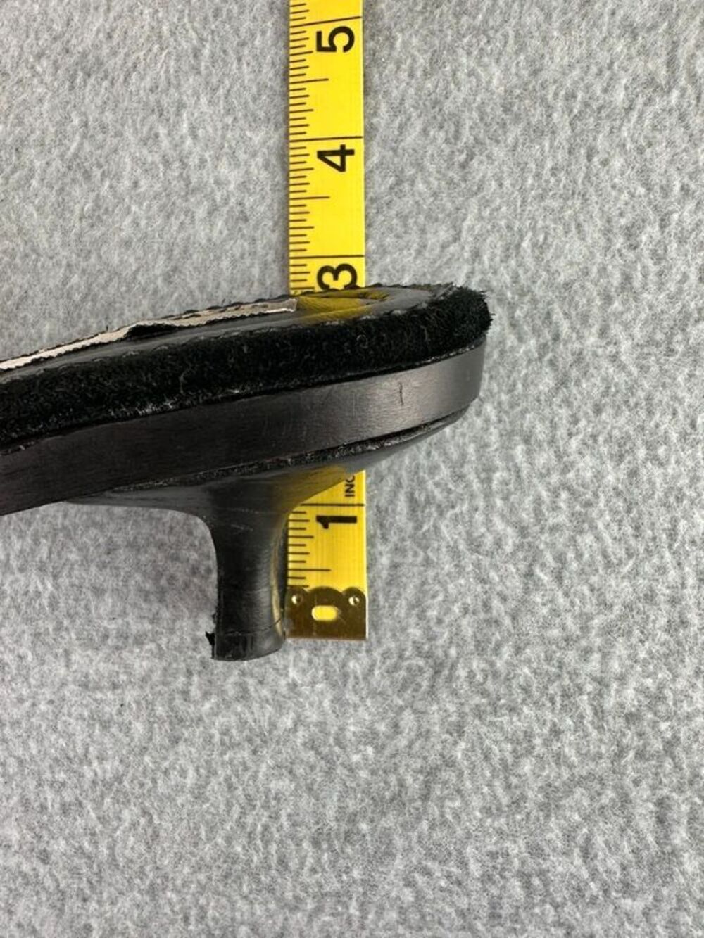 Vintage 90s Y2K Steve Madden Black Kitten Heel Size 7 Rhinestone Wooden Heel - Picture 10 of 10
